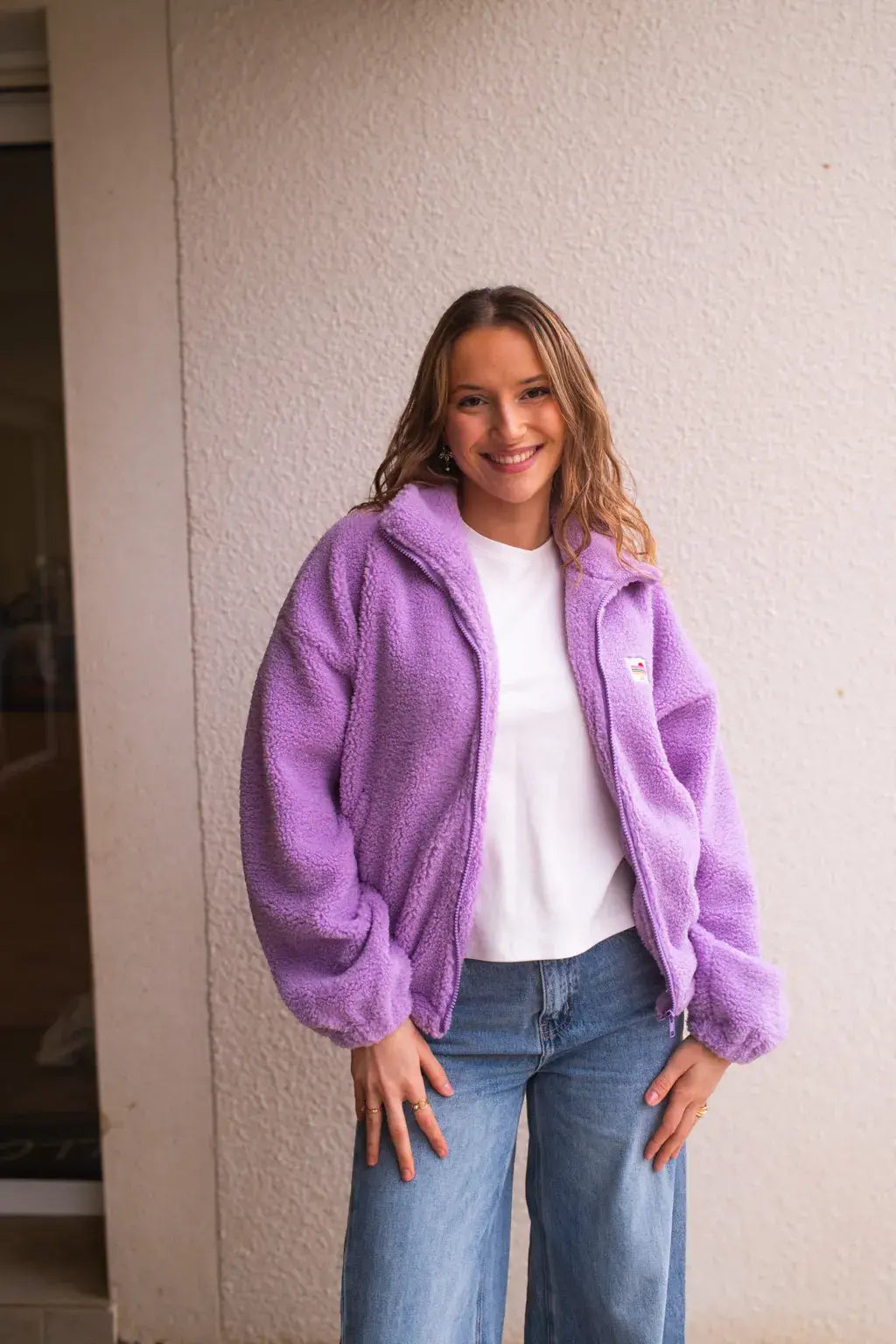 Veste polaire Sofia lilas