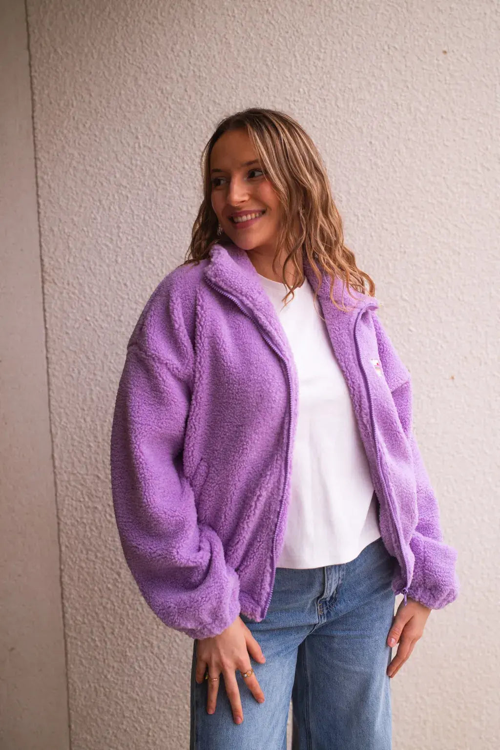 Veste polaire Sofia lilas