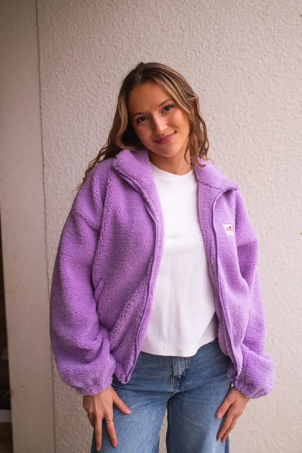 Veste polaire Sofia lilas