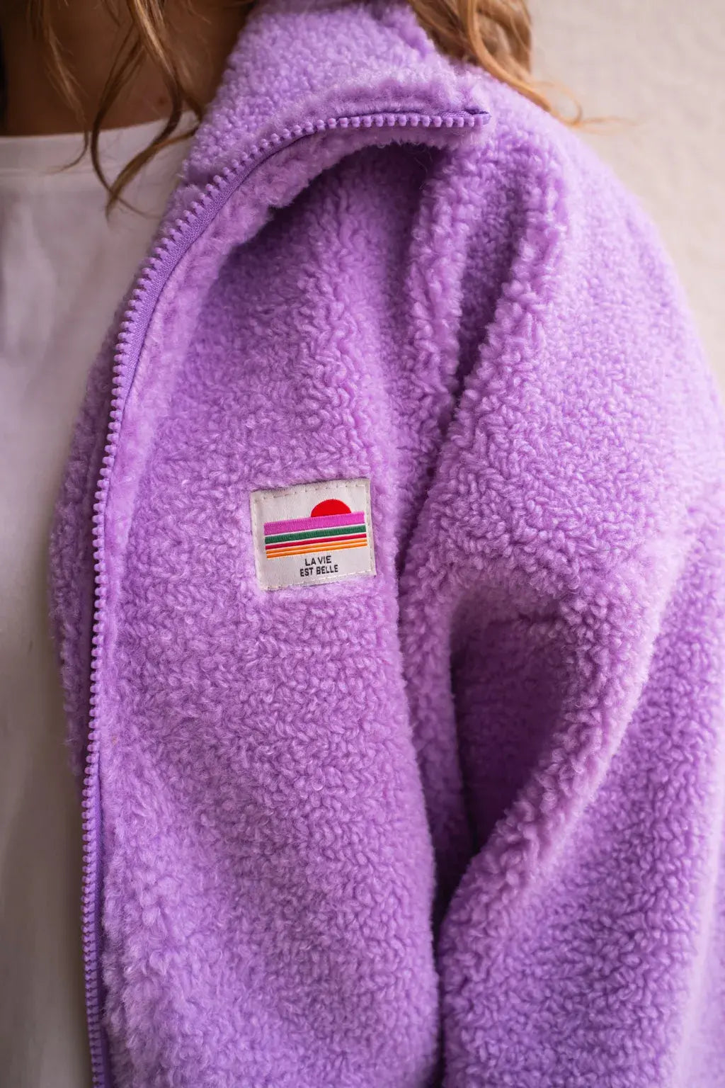 Veste polaire Sofia lilas