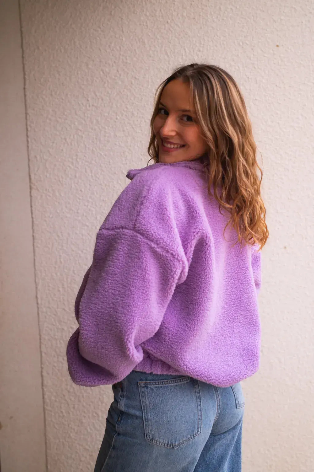 Veste polaire Sofia lilas