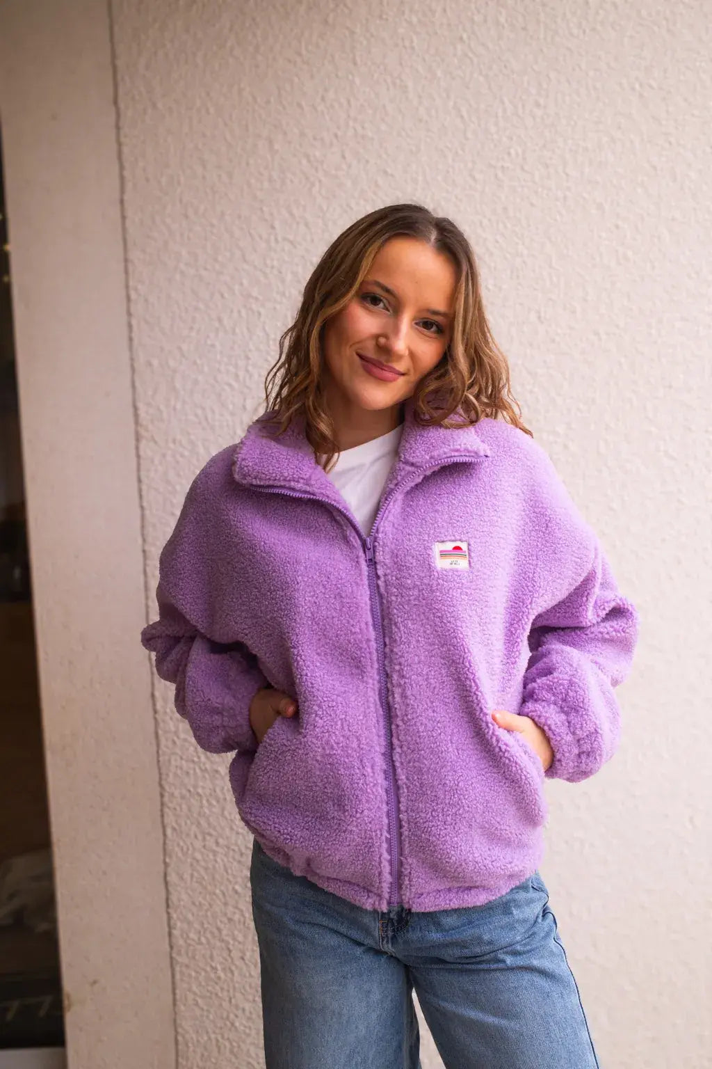 Veste polaire Sofia lilas