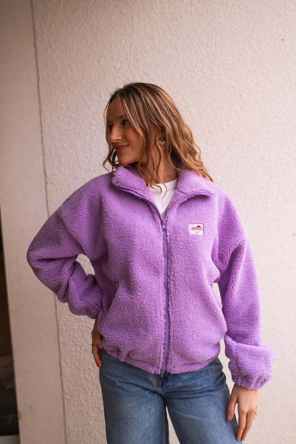 Veste polaire Sofia lilas