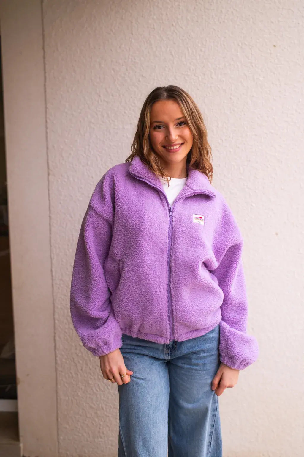 Veste polaire Sofia lilas
