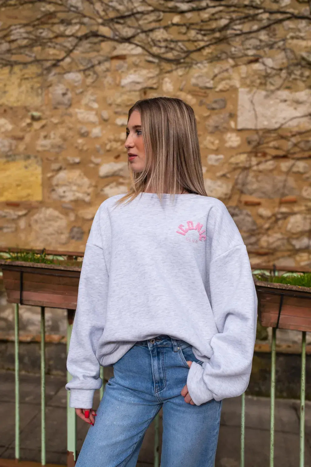 Sweat Iconic club gris