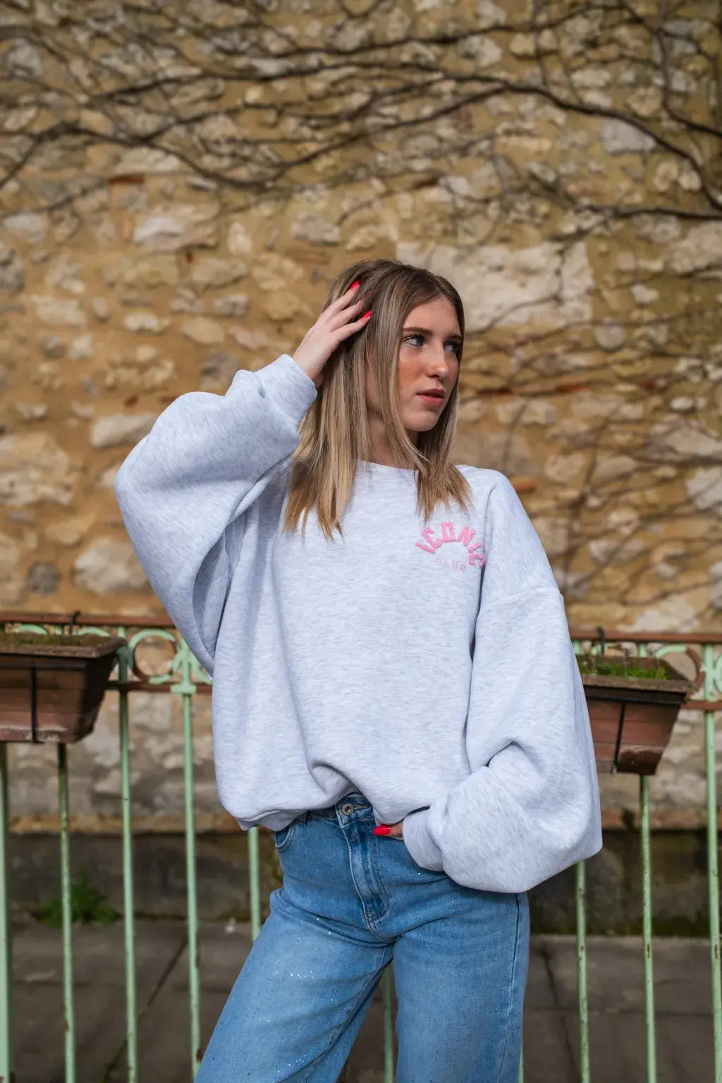 Sweat Iconic club gris