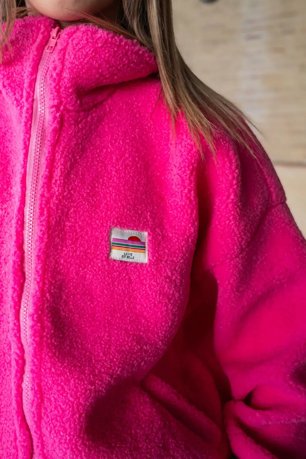 Veste polaire Sofia rose