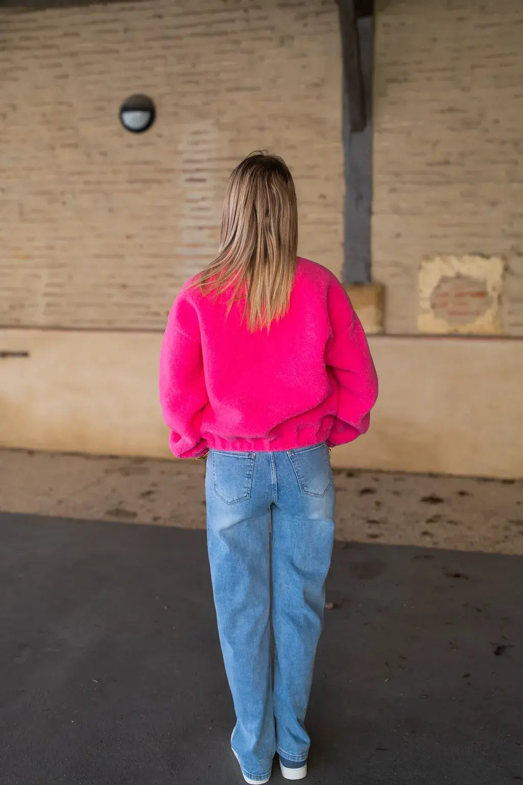 Veste polaire Sofia rose