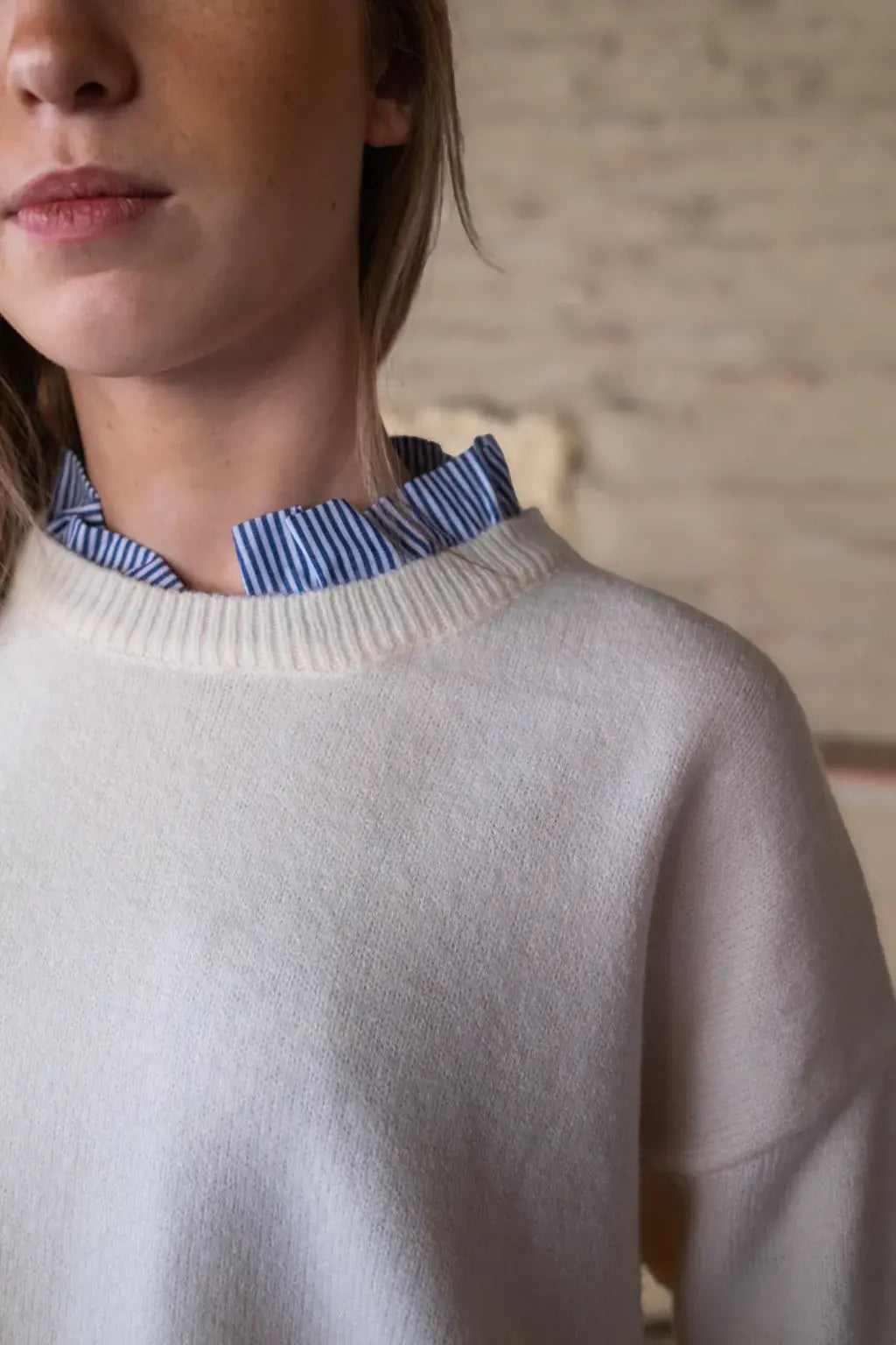 Pull Marjo écru