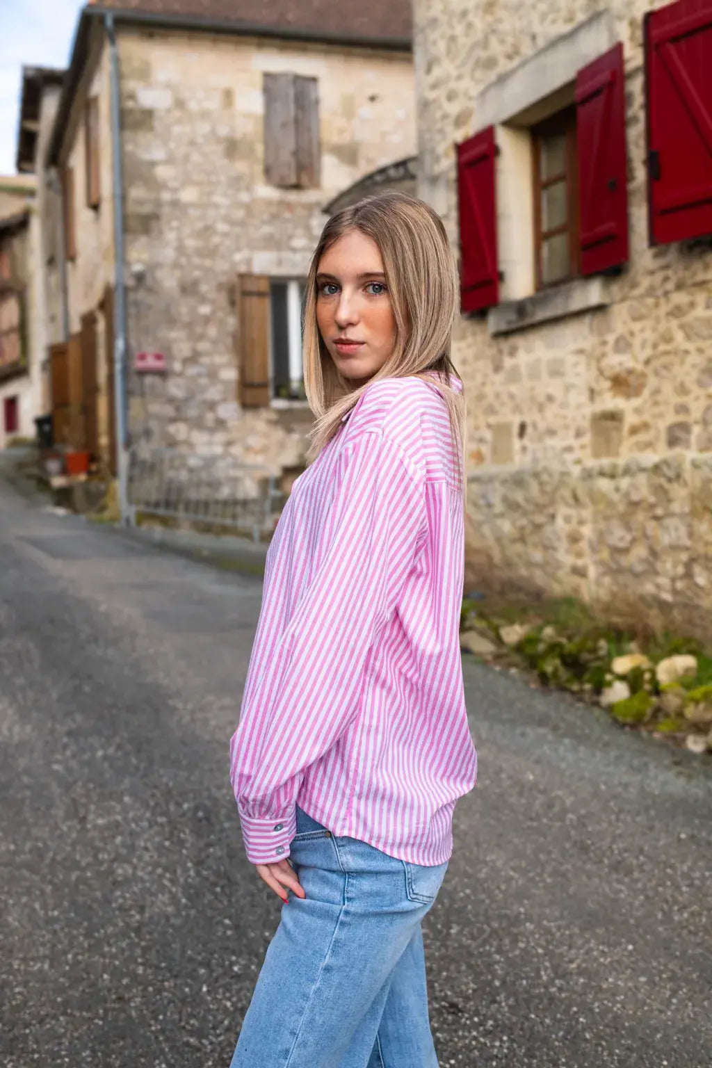 Chemise Angy rose