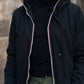 Parka longue fourrée mouton Laura Jo - Eric noire