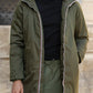 Parka longue doublure doudoune Laura Jo - Léon kaki