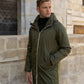 Parka longue doublure doudoune Laura Jo - Léon kaki