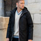 Parka longue doublure doudoune Laura Jo - Léon noire