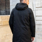 Parka longue doublure doudoune Laura Jo - Léon noire