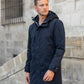 Parka longue fourrée mouton Laura Jo - Eric marine