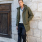 Parka longue fourrée mouton Laura Jo - Eric kaki