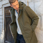 Parka longue fourrée mouton Laura Jo - Eric kaki