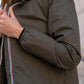 Parka fourrée imperméable Laura Jo - Albane kaki longue