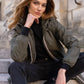 Parka fourrée imperméable Laura Jo - Albane kaki longue