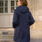 Parka fourrée imperméable Laura Jo - Albane marine longue