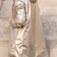 Imperméable rembourré mi-saison Laura Jo - Mandy long noir/doré - DÉSTOCKAGE taille S, XL et 46