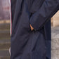 Imperméable réversible Laura Jo marine/dorée - Elena longue