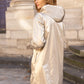Imperméable réversible Laura Jo marine/dorée - Elena longue