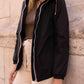 Parka fourrée imperméable Laura Jo - Harper noire mi-longue