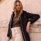 Parka fourrée imperméable Laura Jo - Harper noire mi-longue
