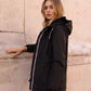 Parka fourrée imperméable Laura Jo - Harper noire mi-longue