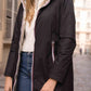Doudoune réversible imperméable Laura Jo - Amélia noire/dorée longue