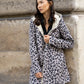 Imperméable rembourré mi-saison Laura Jo doré/léopard- Victoria long