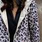 Imperméable rembourré mi-saison Laura Jo doré/léopard- Victoria long