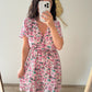 Seconde main - Robe courte à fleurs Rosa