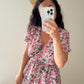 Seconde main - Robe courte à fleurs Rosa
