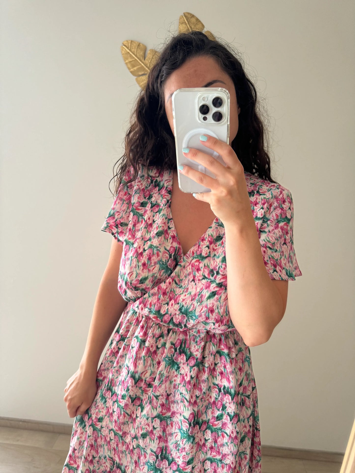 Seconde main - Robe courte à fleurs Rosa