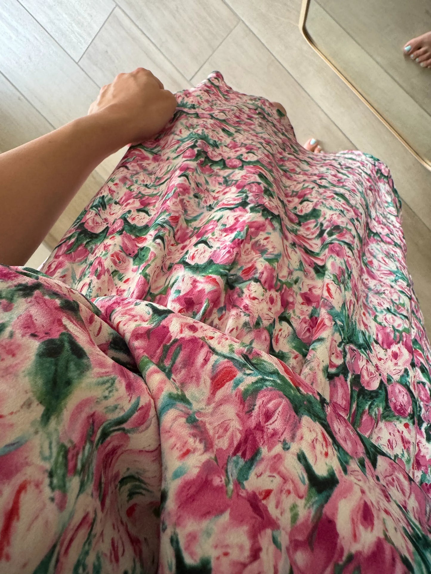 Seconde main - Robe courte à fleurs Rosa
