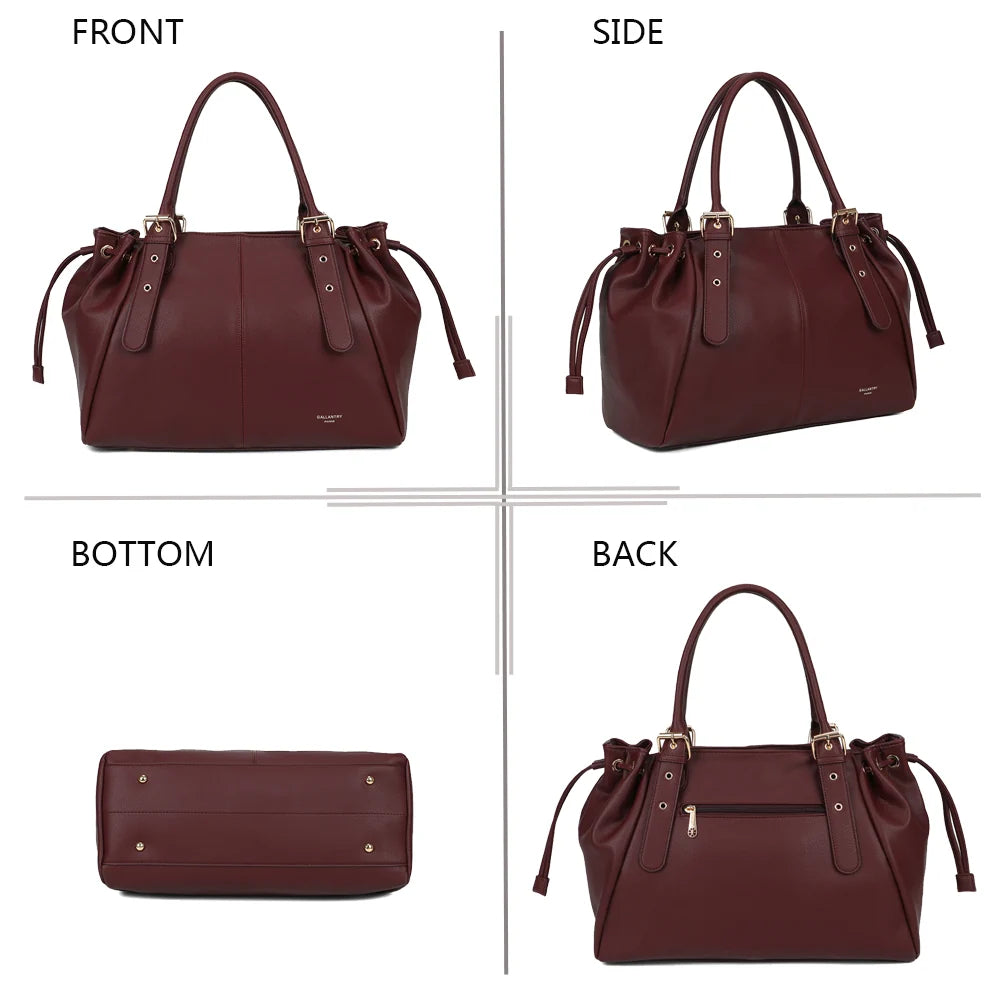 Sac cabas Sonya burgundy (Bientôt disponible)