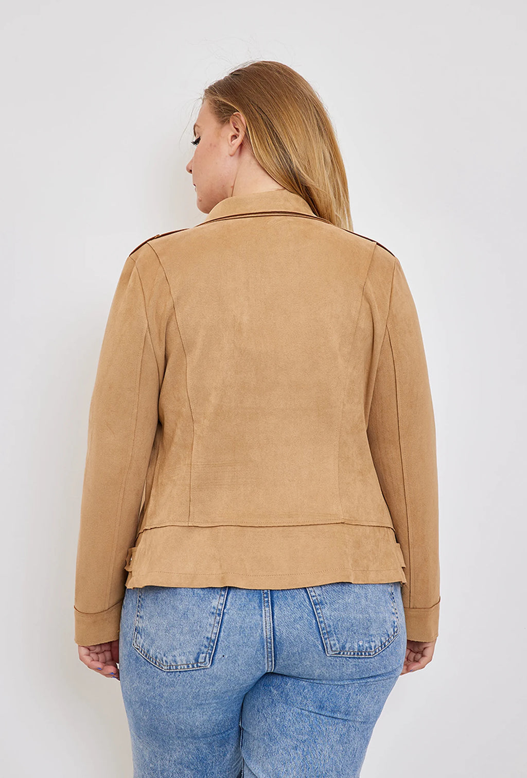 Perfecto suédine Livio camel