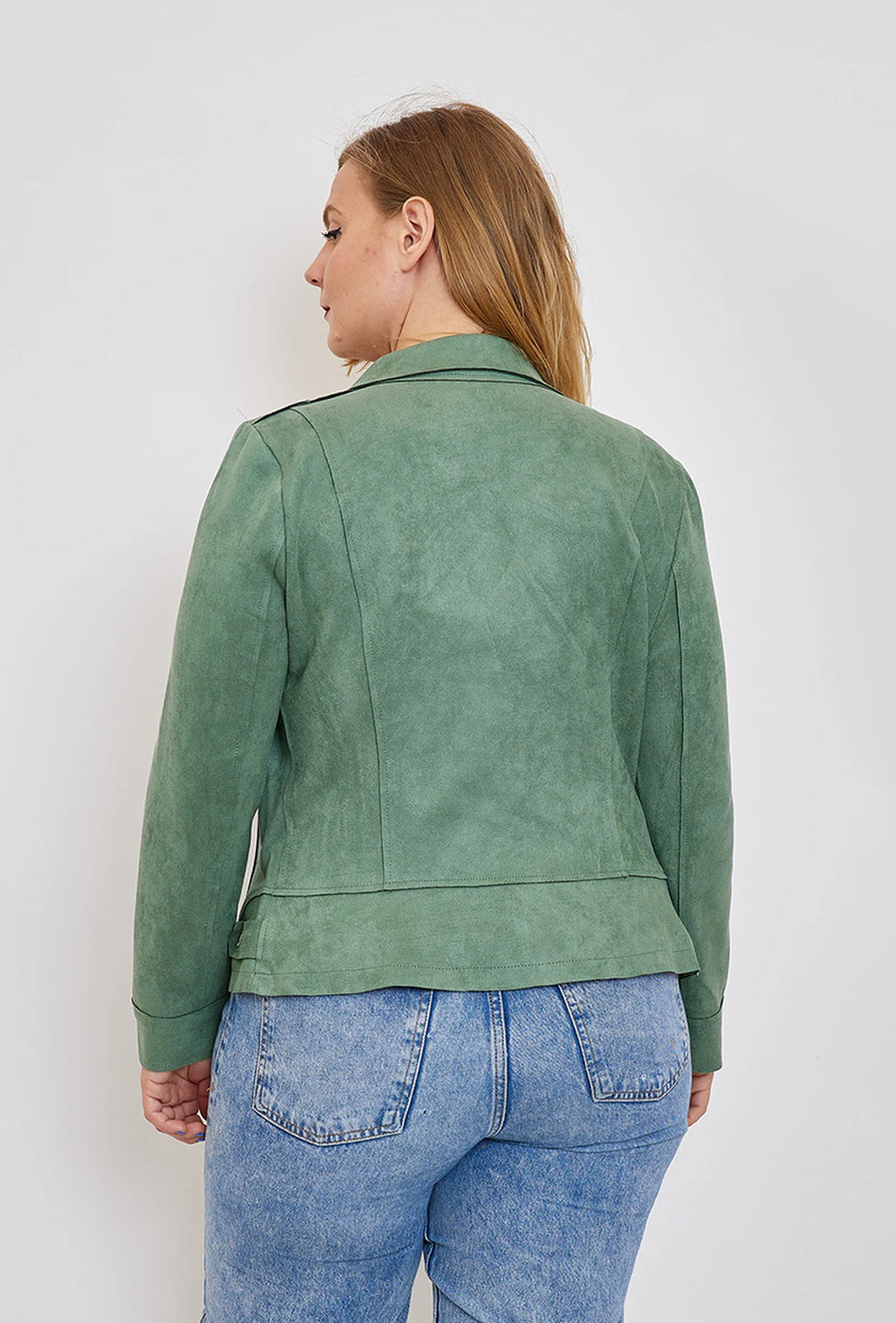Perfecto suédine Livio vert