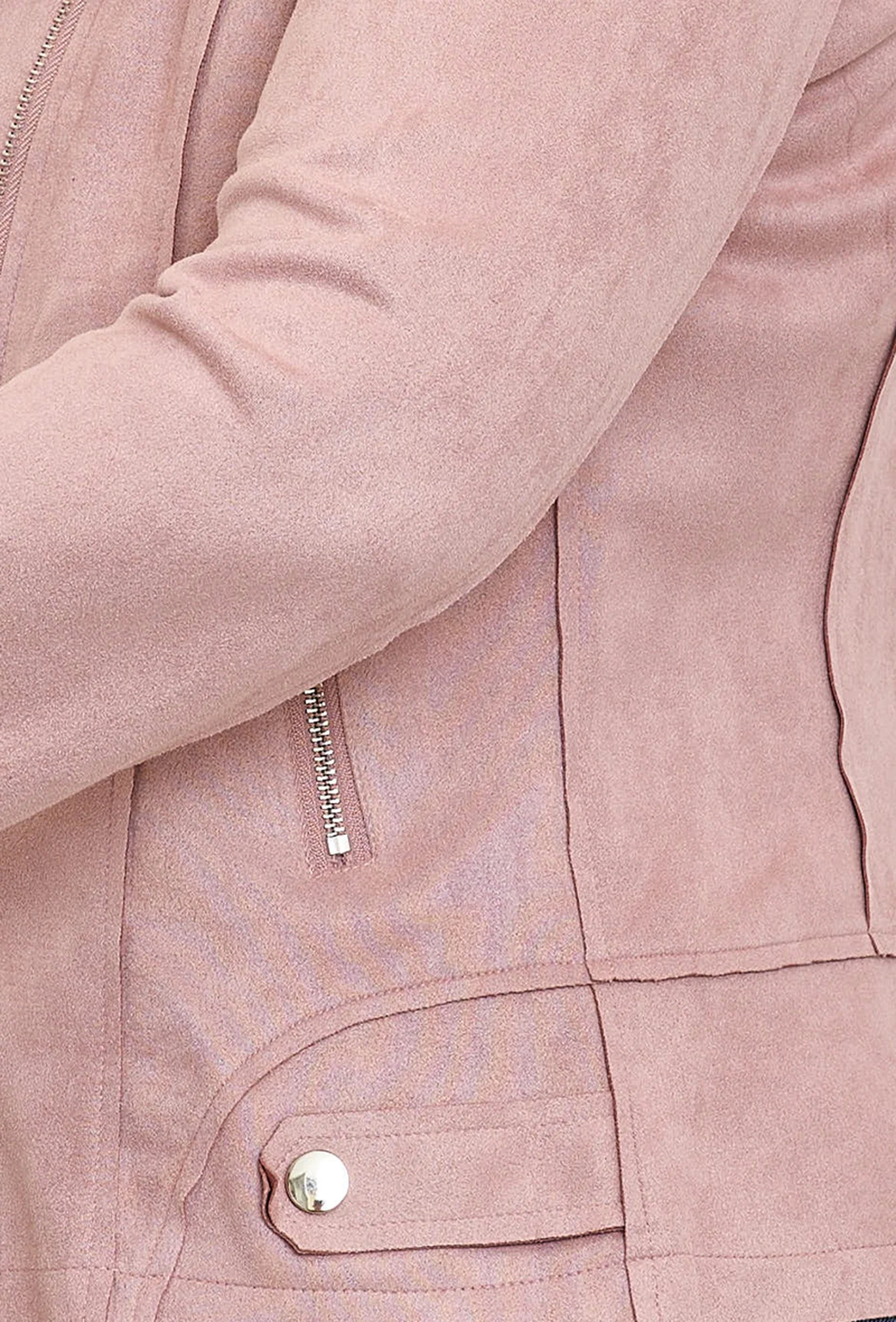 Perfecto suédine Livio rose