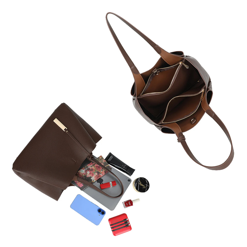 Sac cabas Yann chocolat