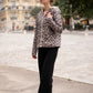 Imperméable rembourré mi-saison Laura Jo doré/léopard - Victoria court