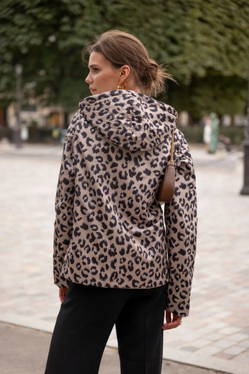 Imperméable Pliable Wouapy - Motif Léopard Gris - Taille Unique 40 Cm