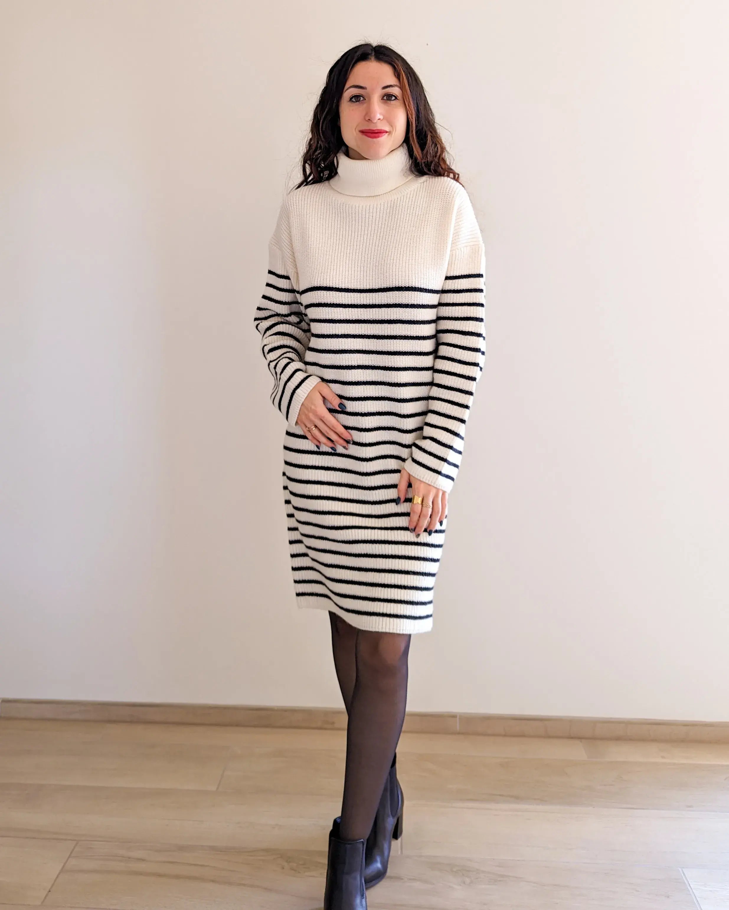Seconde main - Robe pull marinière - Erina