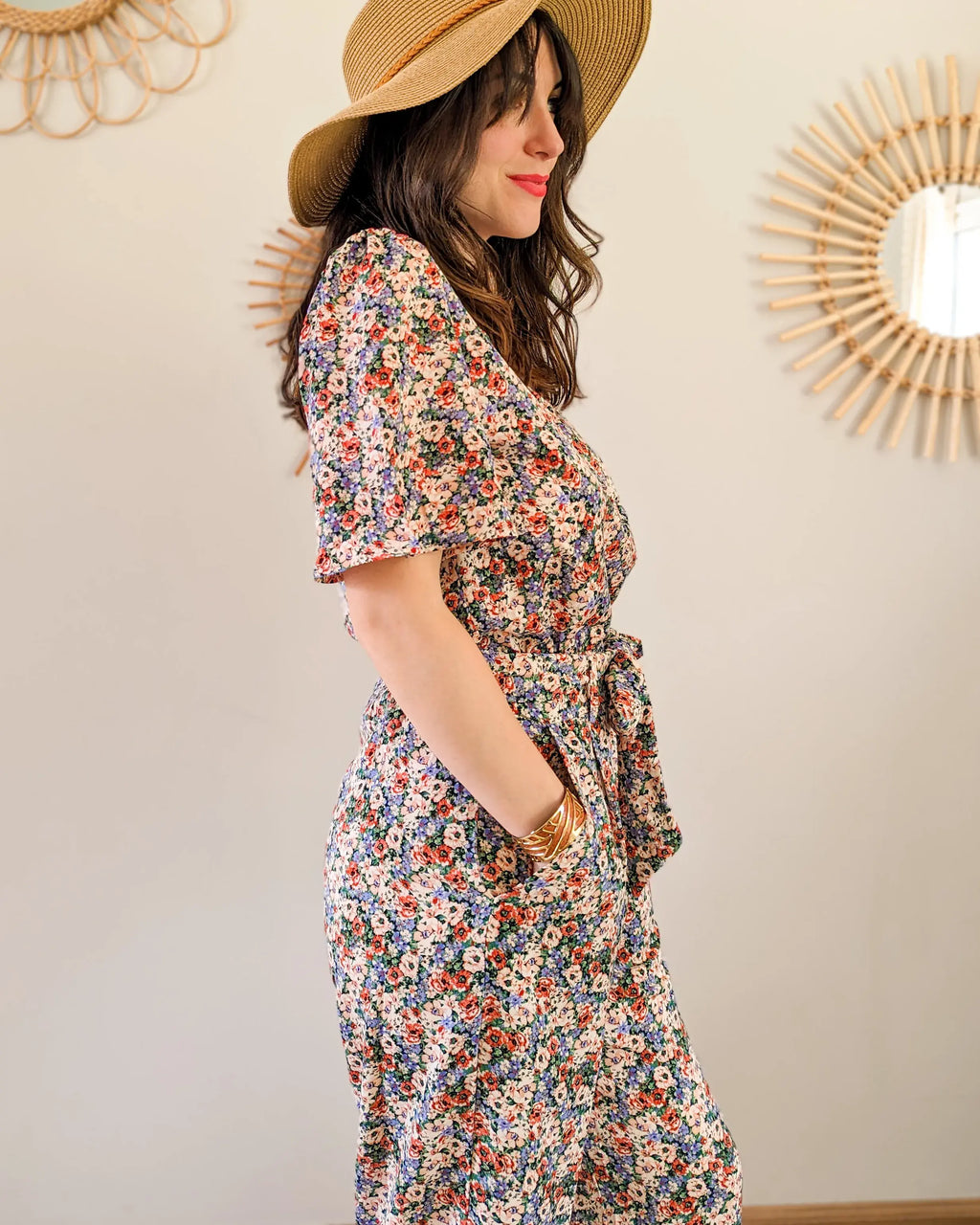 Combinaison fleurie - Roxane