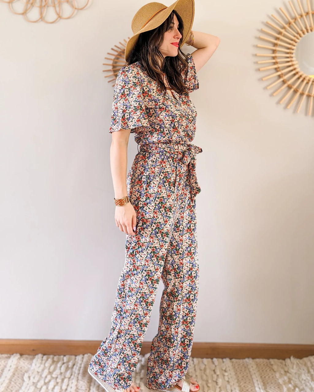 Combinaison fleurie - Roxane