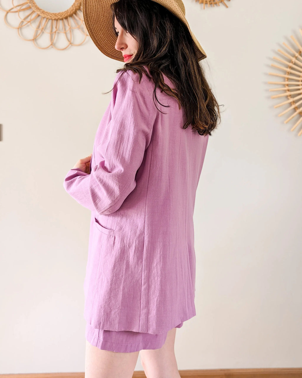 Veste blazer lilas - Caleb