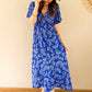 Robe longue à motifs - Marianic